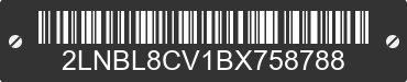 2011 LINCOLN Town Car 2LNBL8CV1BX758788 VIN decoded