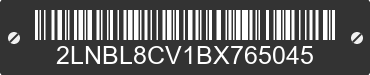 2011 LINCOLN Town Car 2LNBL8CV1BX765045 VIN decoded