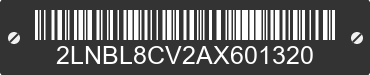 2010 LINCOLN Town Car 2LNBL8CV2AX601320 VIN decoded