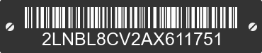 2010 LINCOLN Town Car 2LNBL8CV2AX611751 VIN decoded