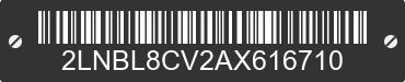 2010 LINCOLN Town Car 2LNBL8CV2AX616710 VIN decoded