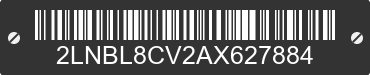 2010 LINCOLN Town Car 2LNBL8CV2AX627884 VIN decoded