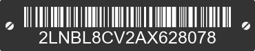 2010 LINCOLN Town Car 2LNBL8CV2AX628078 VIN decoded