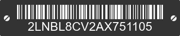 2010 LINCOLN Town Car 2LNBL8CV2AX751105 VIN decoded