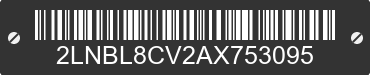 2010 LINCOLN Town Car 2LNBL8CV2AX753095 VIN decoded