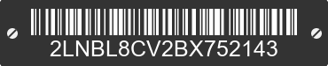 2011 LINCOLN Town Car 2LNBL8CV2BX752143 VIN decoded