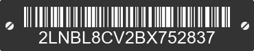 2011 LINCOLN Town Car 2LNBL8CV2BX752837 VIN decoded