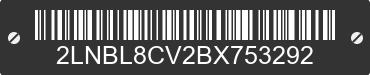 2011 LINCOLN Town Car 2LNBL8CV2BX753292 VIN decoded
