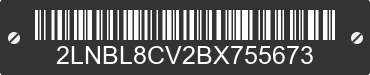 2011 LINCOLN Town Car 2LNBL8CV2BX755673 VIN decoded