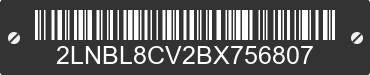2011 LINCOLN Town Car 2LNBL8CV2BX756807 VIN decoded