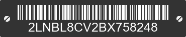 2011 LINCOLN Town Car 2LNBL8CV2BX758248 VIN decoded