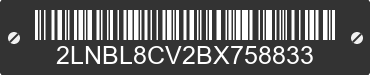 2011 LINCOLN Town Car 2LNBL8CV2BX758833 VIN decoded