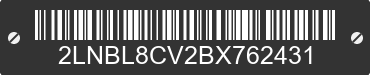 2011 LINCOLN Town Car 2LNBL8CV2BX762431 VIN decoded