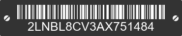 2010 LINCOLN Town Car 2LNBL8CV3AX751484 VIN decoded