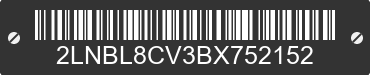 2011 LINCOLN Town Car 2LNBL8CV3BX752152 VIN decoded