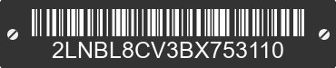 2011 LINCOLN Town Car 2LNBL8CV3BX753110 VIN decoded