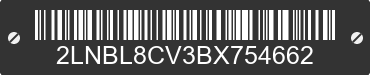2011 LINCOLN Town Car 2LNBL8CV3BX754662 VIN decoded