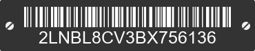 2011 LINCOLN Town Car 2LNBL8CV3BX756136 VIN decoded