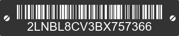 2011 LINCOLN Town Car 2LNBL8CV3BX757366 VIN decoded