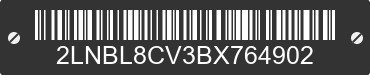 2011 LINCOLN Town Car 2LNBL8CV3BX764902 VIN decoded