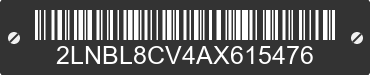 2010 LINCOLN Town Car 2LNBL8CV4AX615476 VIN decoded