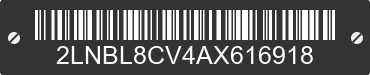 2010 LINCOLN Town Car 2LNBL8CV4AX616918 VIN decoded