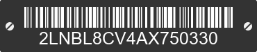2010 LINCOLN Town Car 2LNBL8CV4AX750330 VIN decoded