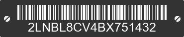 2011 LINCOLN Town Car 2LNBL8CV4BX751432 VIN decoded