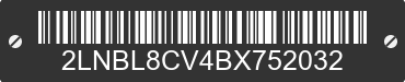 2011 LINCOLN Town Car 2LNBL8CV4BX752032 VIN decoded