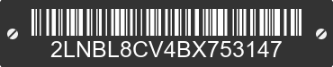 2011 LINCOLN Town Car 2LNBL8CV4BX753147 VIN decoded