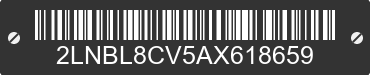 2010 LINCOLN Town Car 2LNBL8CV5AX618659 VIN decoded