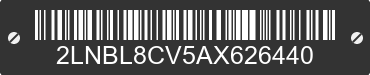 2010 LINCOLN Town Car 2LNBL8CV5AX626440 VIN decoded
