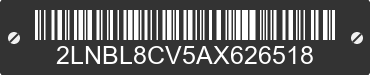 2010 LINCOLN Town Car 2LNBL8CV5AX626518 VIN decoded