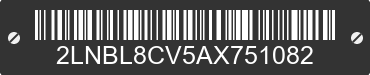 2010 LINCOLN Town Car 2LNBL8CV5AX751082 VIN decoded