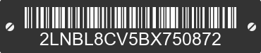 2011 LINCOLN Town Car 2LNBL8CV5BX750872 VIN decoded