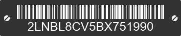 2011 LINCOLN Town Car 2LNBL8CV5BX751990 VIN decoded