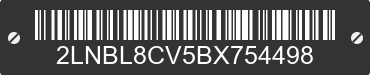 2011 LINCOLN Town Car 2LNBL8CV5BX754498 VIN decoded