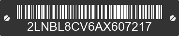 2010 LINCOLN Town Car 2LNBL8CV6AX607217 VIN decoded