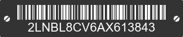 2010 LINCOLN Town Car 2LNBL8CV6AX613843 VIN decoded