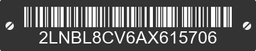 2010 LINCOLN Town Car 2LNBL8CV6AX615706 VIN decoded
