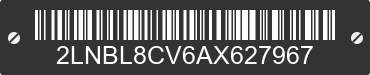 2010 LINCOLN Town Car 2LNBL8CV6AX627967 VIN decoded