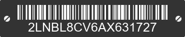 2010 LINCOLN Town Car 2LNBL8CV6AX631727 VIN decoded