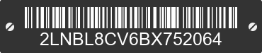 2011 LINCOLN Town Car 2LNBL8CV6BX752064 VIN decoded