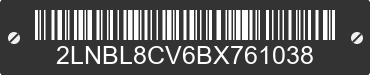 2011 LINCOLN Town Car 2LNBL8CV6BX761038 VIN decoded