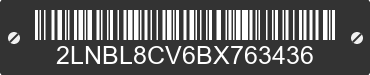 2011 LINCOLN Town Car 2LNBL8CV6BX763436 VIN decoded