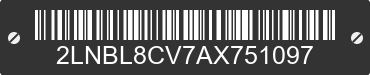 2010 LINCOLN Town Car 2LNBL8CV7AX751097 VIN decoded