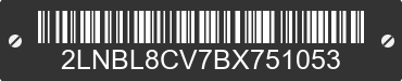 2011 LINCOLN Town Car 2LNBL8CV7BX751053 VIN decoded