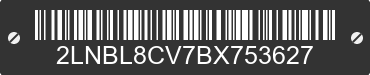 2011 LINCOLN Town Car 2LNBL8CV7BX753627 VIN decoded
