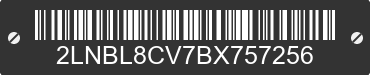 2011 LINCOLN Town Car 2LNBL8CV7BX757256 VIN decoded