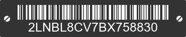 2011 LINCOLN Town Car 2LNBL8CV7BX758830 VIN decoded